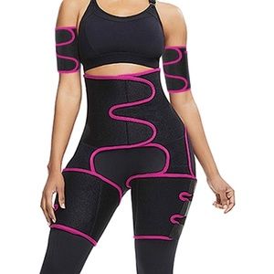 Reshe 4 in 1 High Waist Band Arm and Thigh Trainer for Women Plus Size (L/XL)